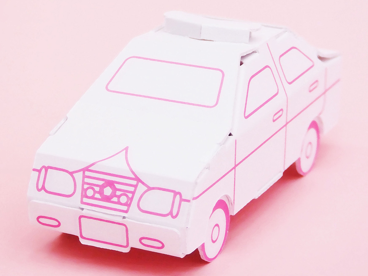 ダンボール工作キット「のりものシリーズ」の画像3