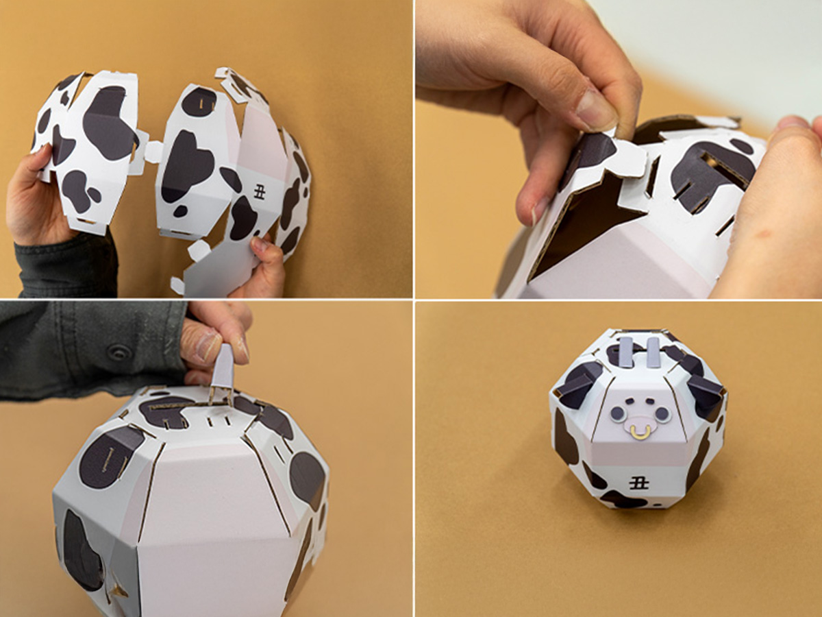 丑の貯金箱「うしまる」の画像2