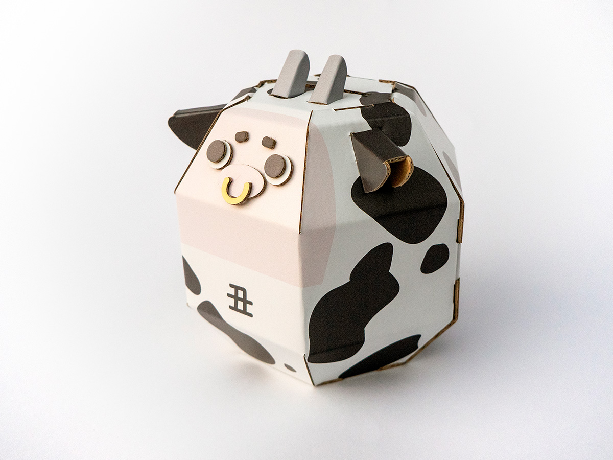 丑の貯金箱「うしまる」の画像4