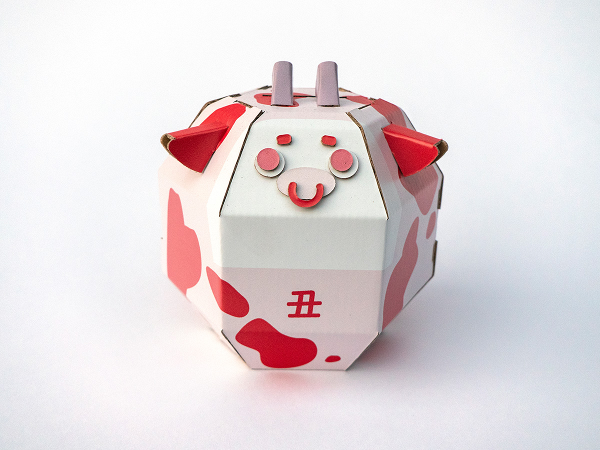 丑の貯金箱「うしまる」の画像7