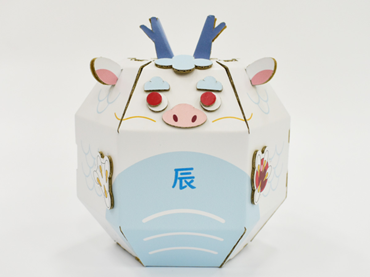 辰のだるま貯金箱「たつまる」の画像5