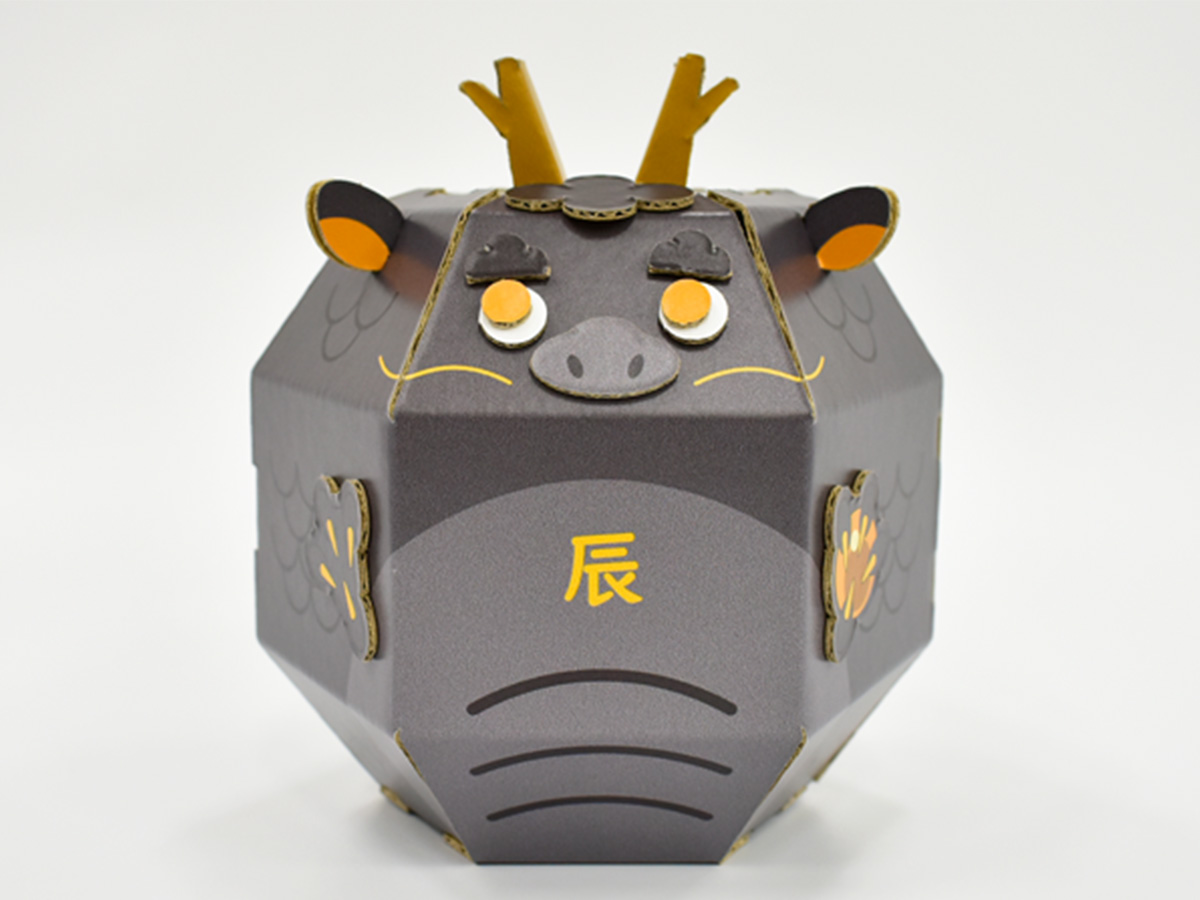 辰のだるま貯金箱「たつまる」の画像6
