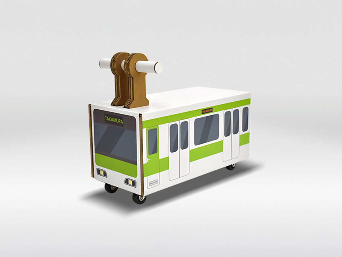 ダンボールコロコロ電車の画像3