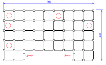 Lサイズ迷路図