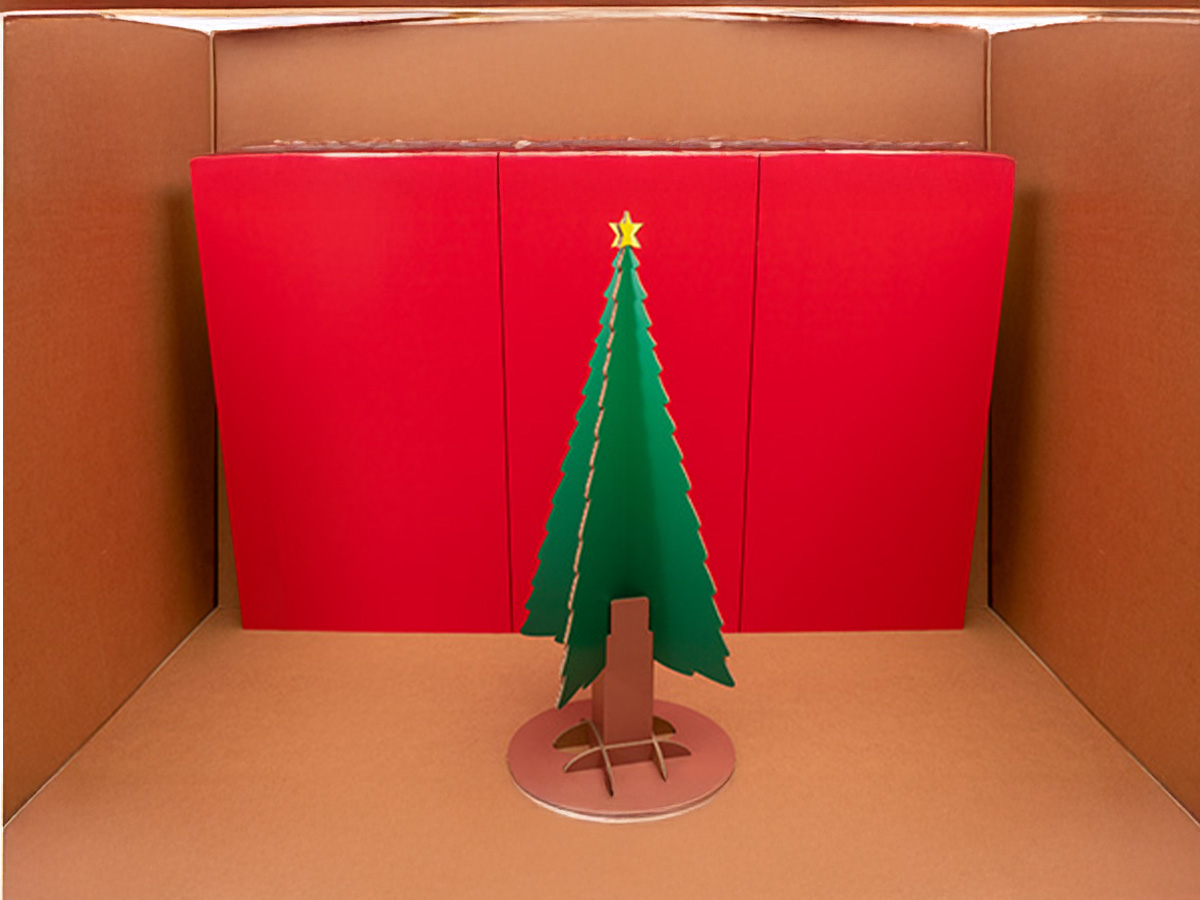 ダンボール製クリスマスディスプレイオブジェの画像7