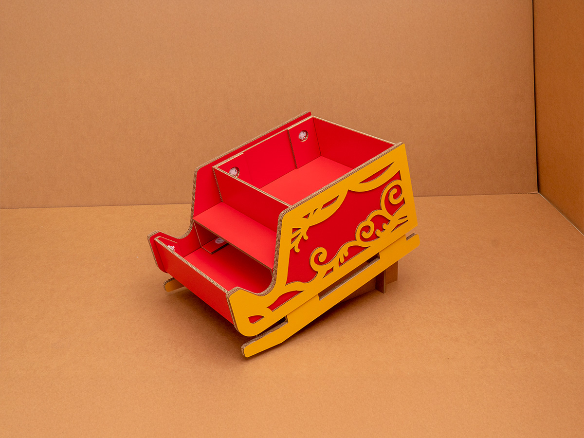 ダンボール製クリスマスディスプレイオブジェの画像8