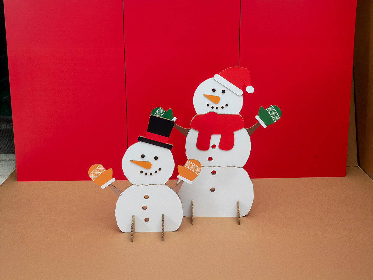 ダンボール製クリスマスディスプレイオブジェの画像9