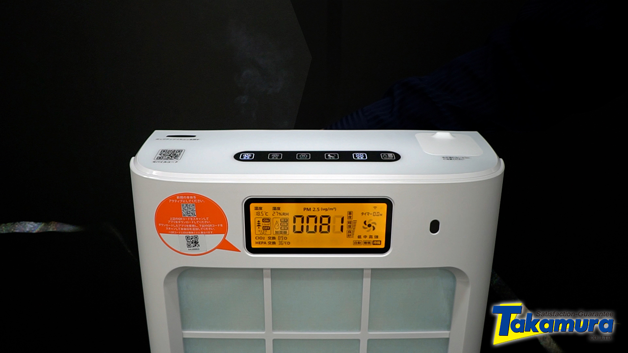 【パネル表示】空気／軽い汚染